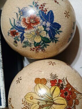 Vintage Decorative Hand-painted balls